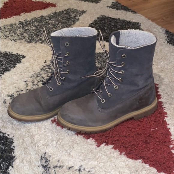 Timberland Shoes - Grey Waterproof Timberland Boots
